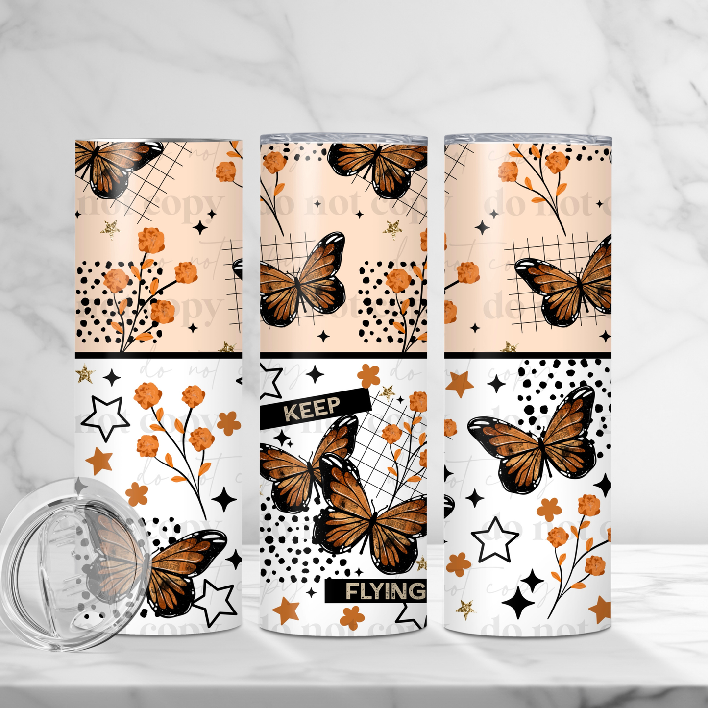 KEEP FLYING 20OZ SKINNY TUMBLER