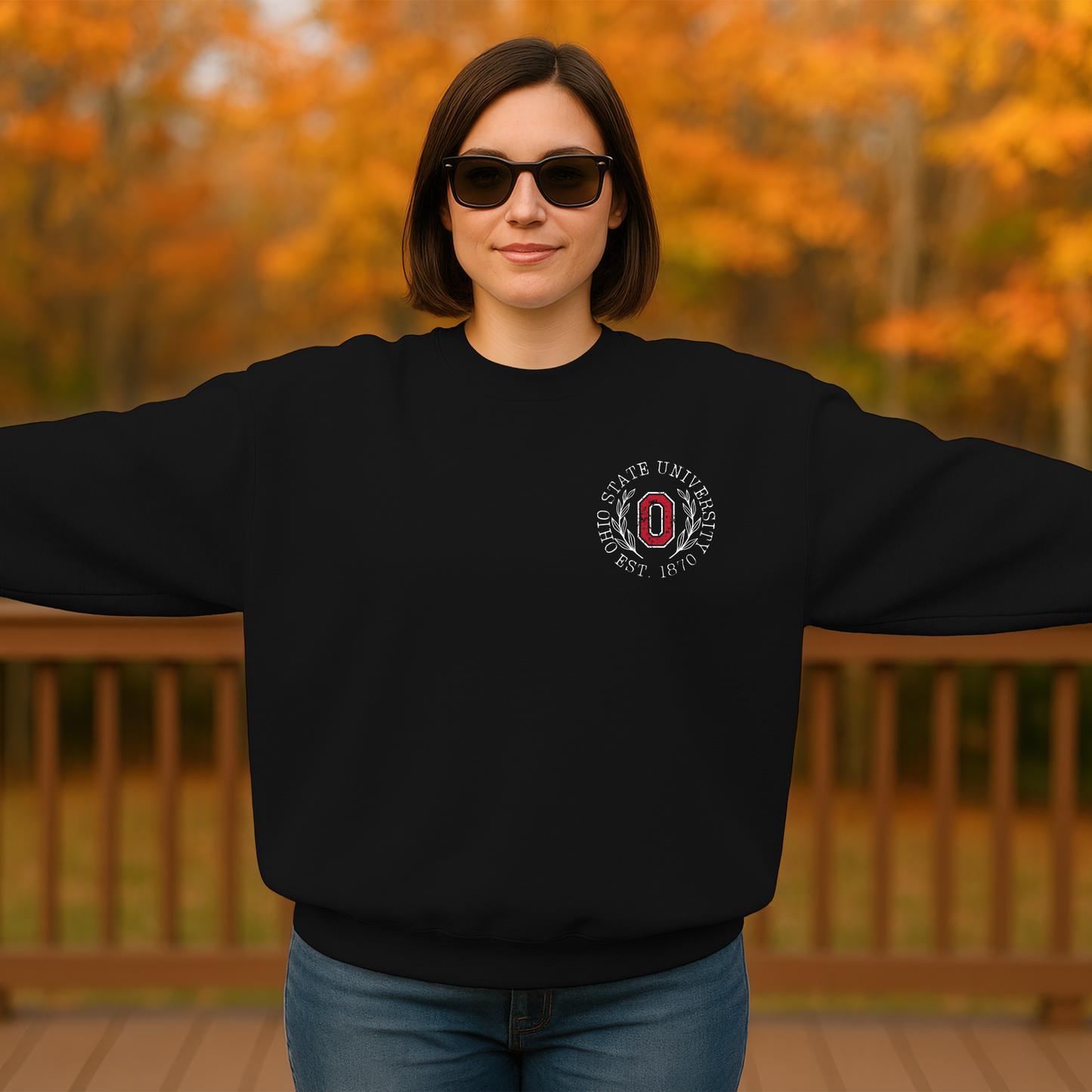 Buckeye Pride Front/Back Designs Crewneck