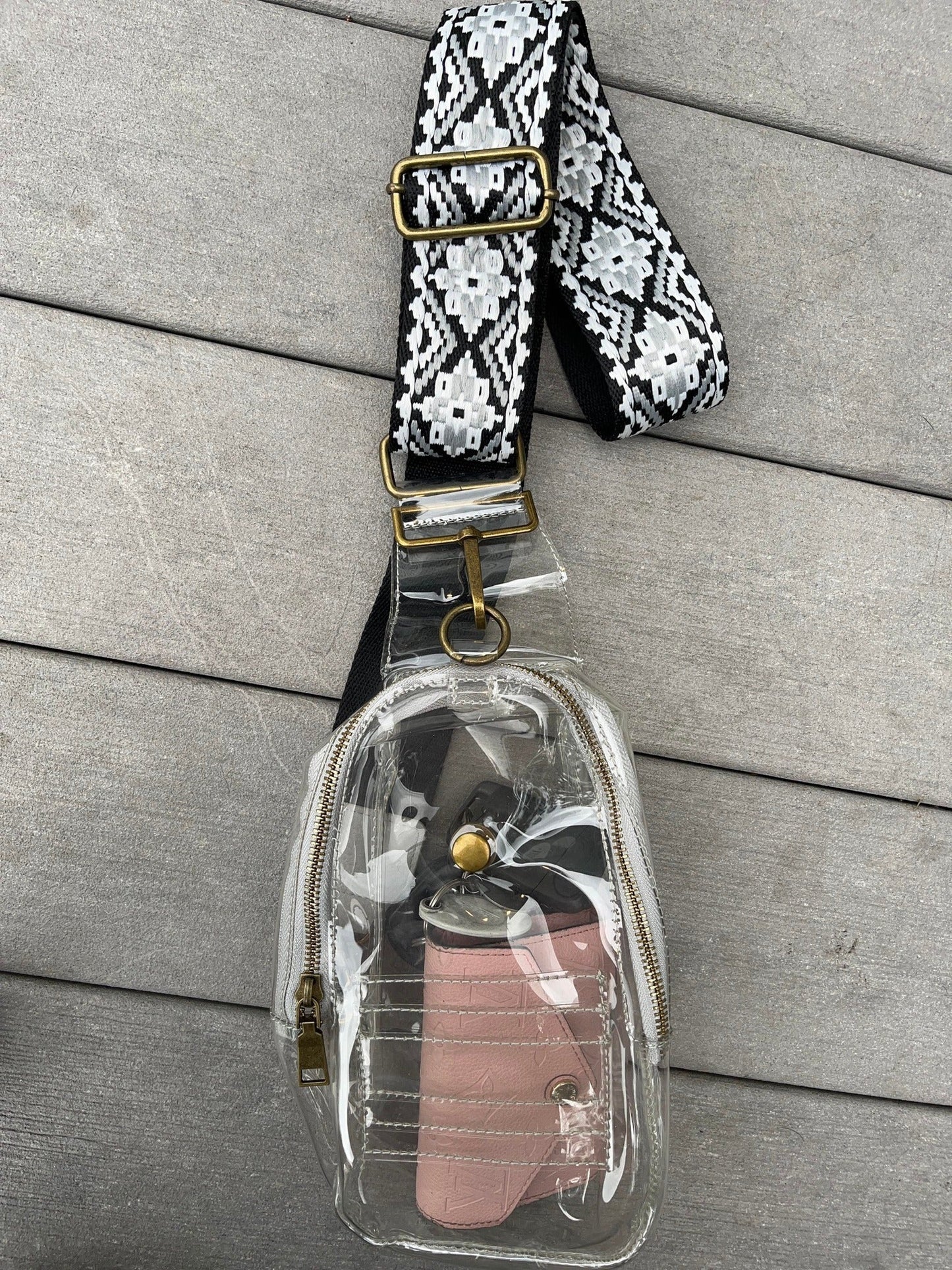 rts: Clear Sling Bags-