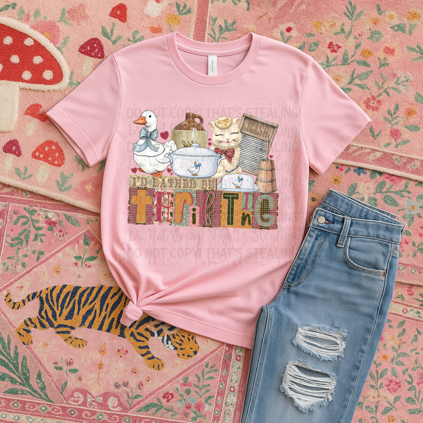 Rather Be Thrifting DTF Tshirt