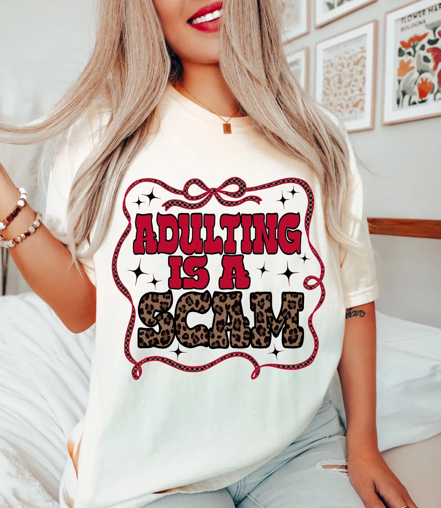 Adulting is a Scam Tshirt