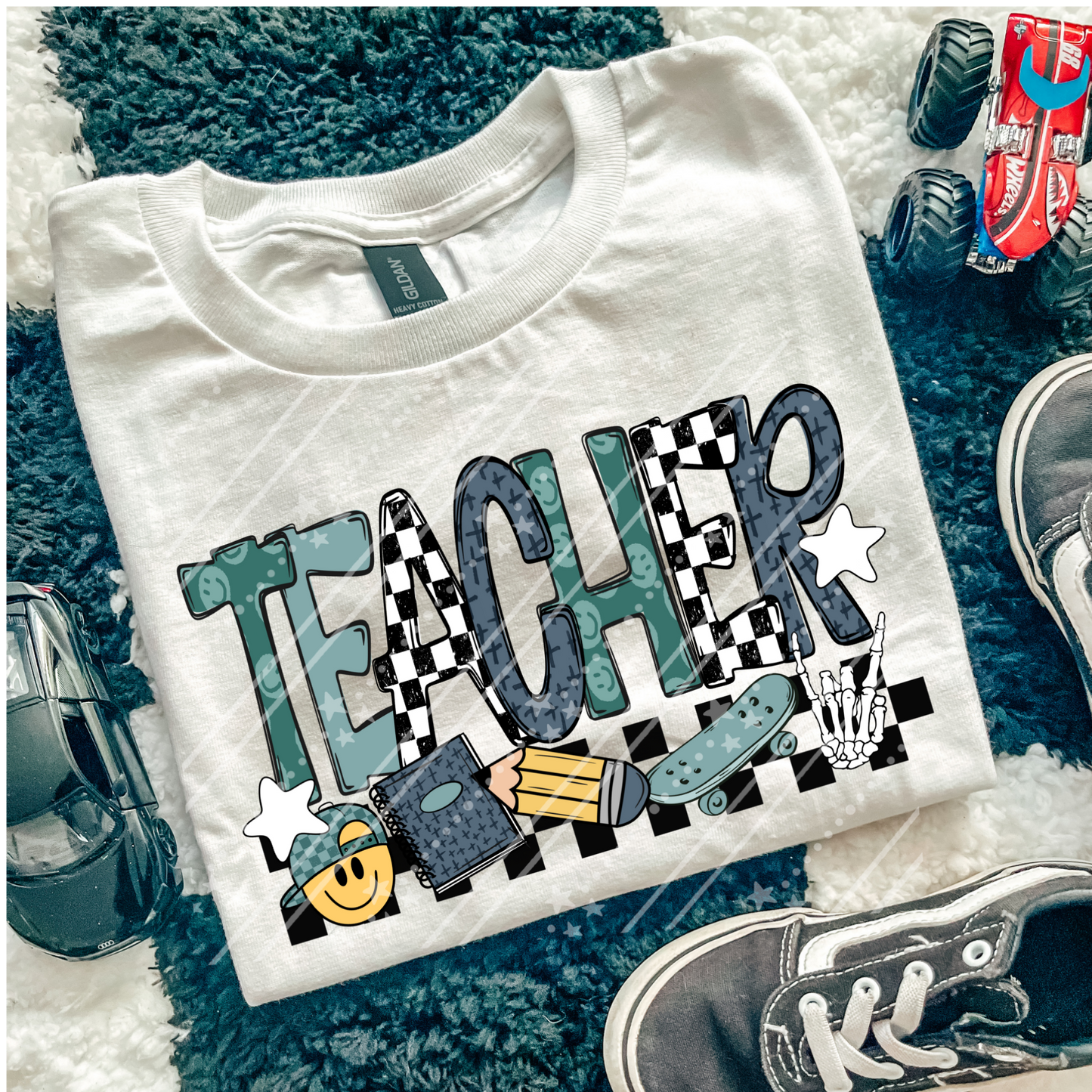 Teacher DTF Tee -green