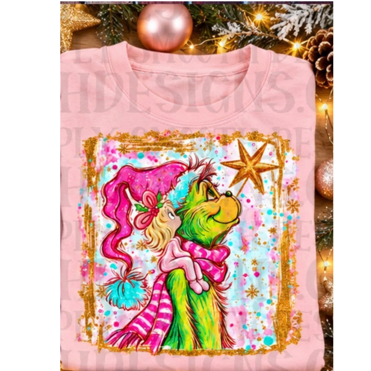 Green Guy and Star DTF Tee