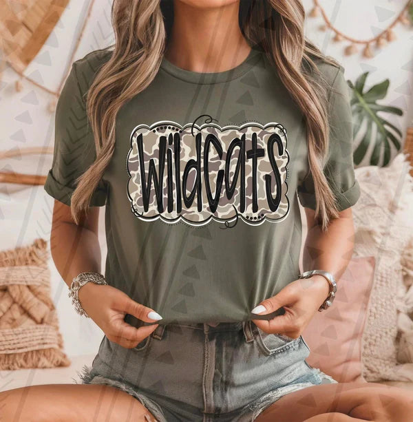 Camo Mascots DTF T-Shirts