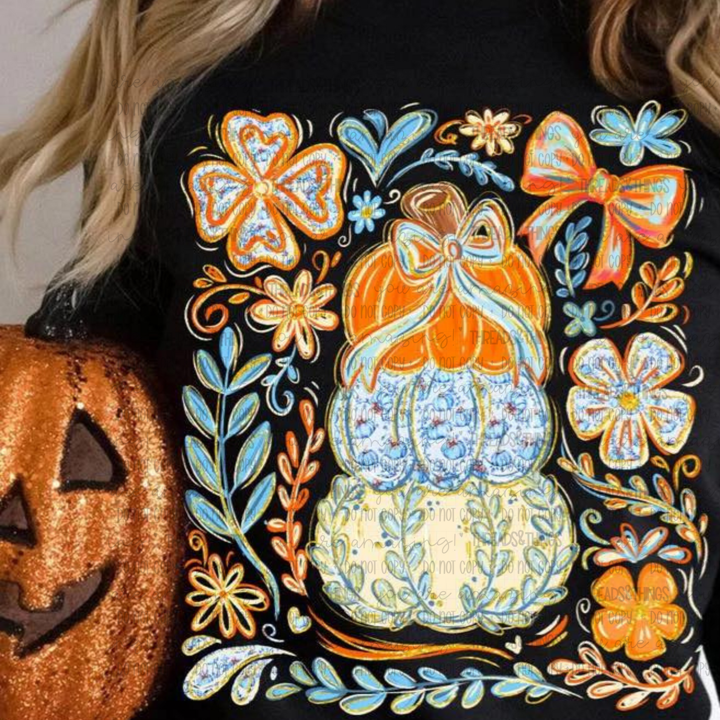 Stacked Pumpkins DTF Sweatshirts