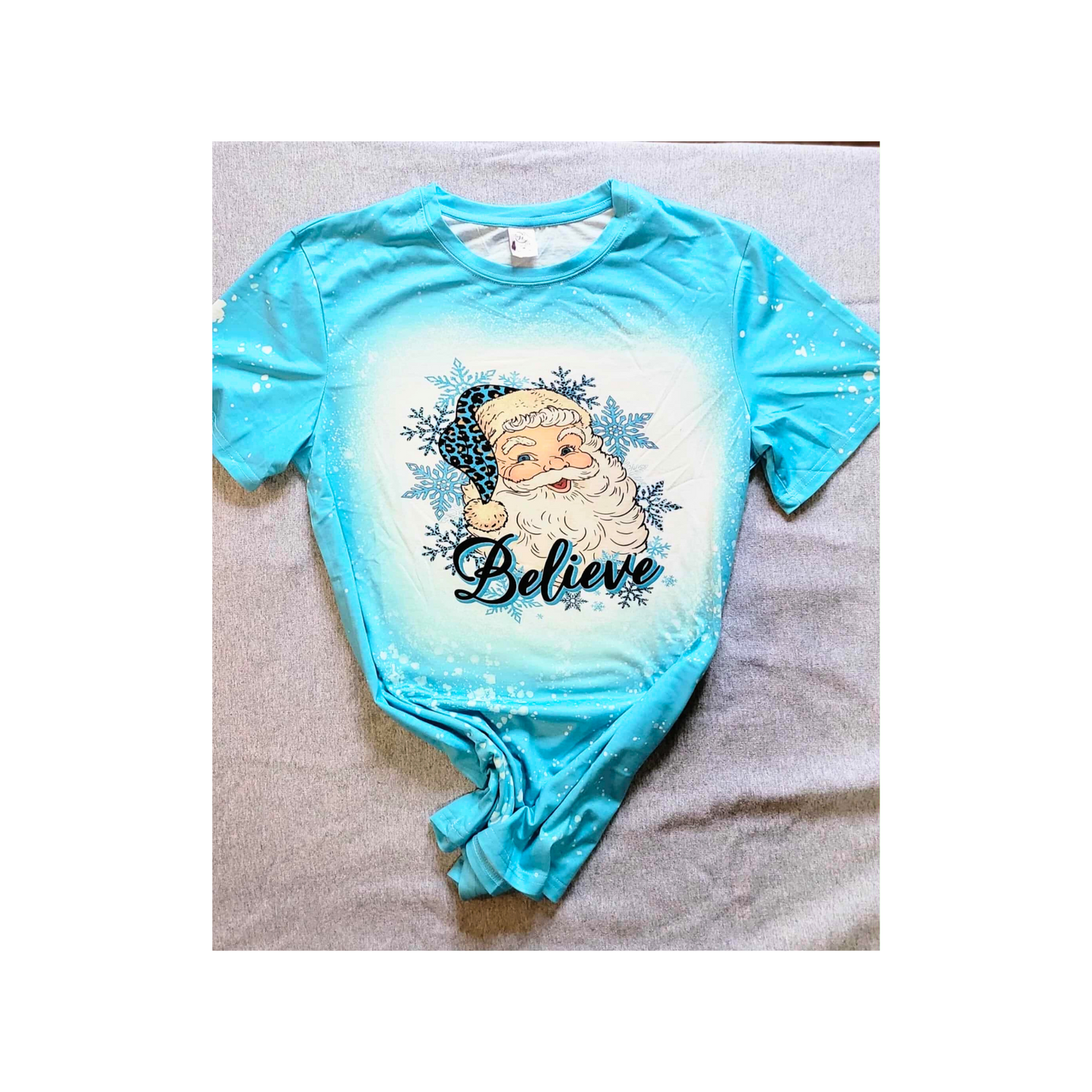 Believe Bleach effect Tshirt