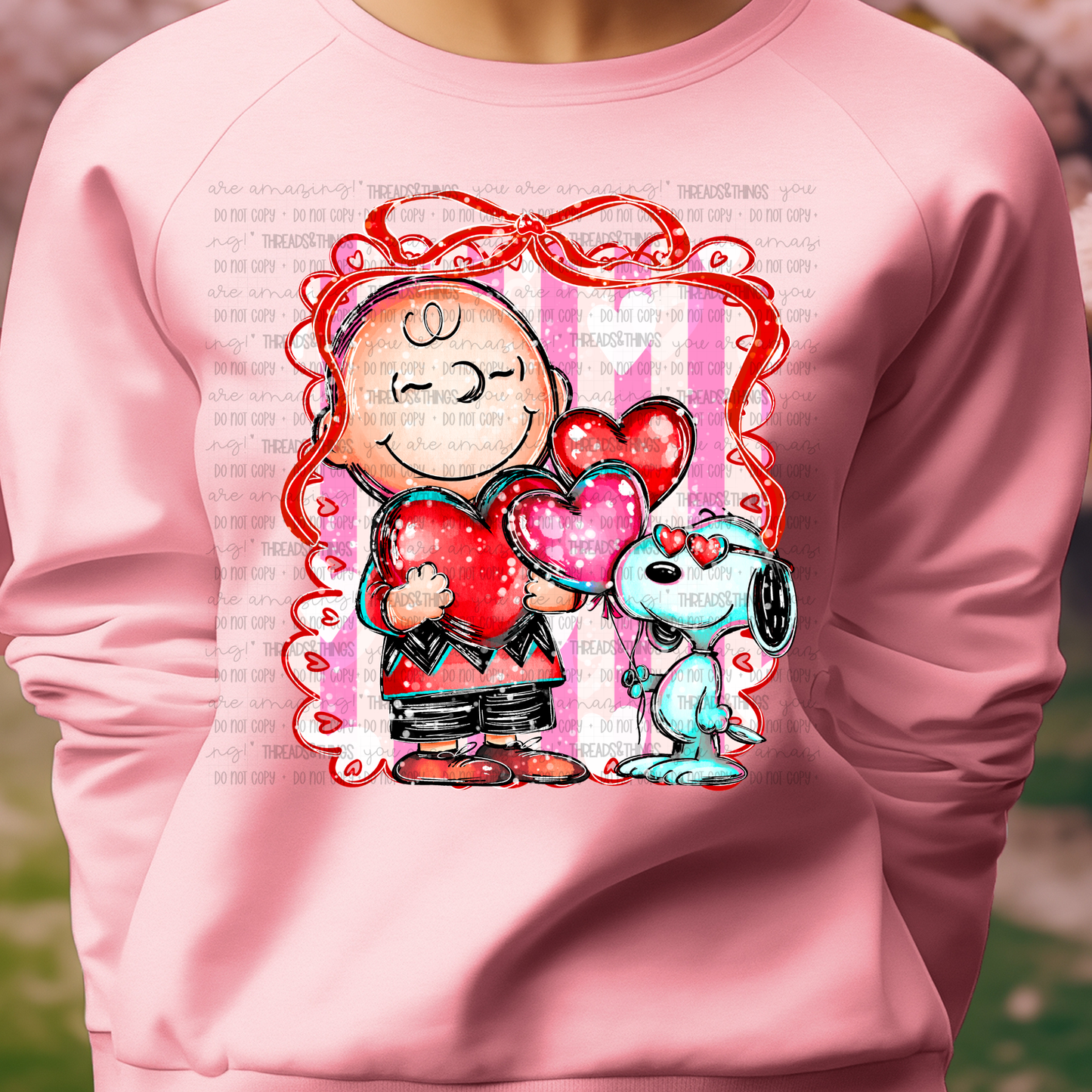 A Boy and His Dog DTF Crewneck Sweatshirt