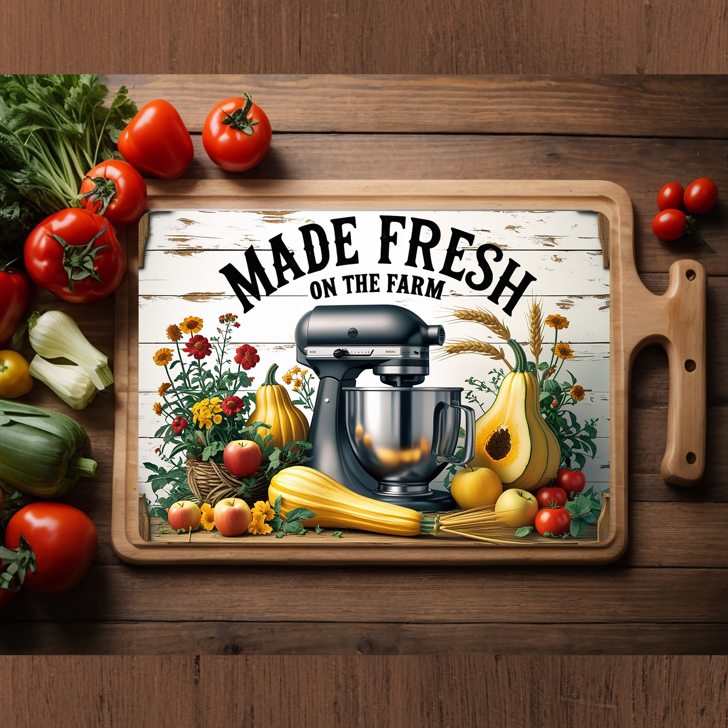 Made Fresh Glass Cutting Board