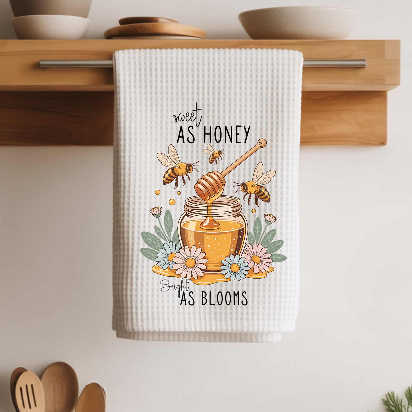 Sweet as Honey Kitchen Towel