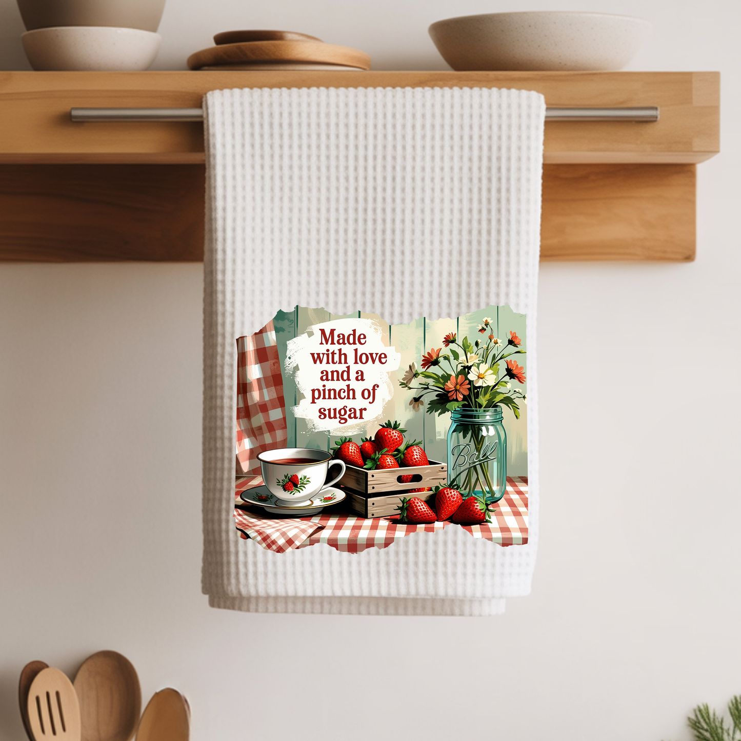 Made With Love Kitchen Towel