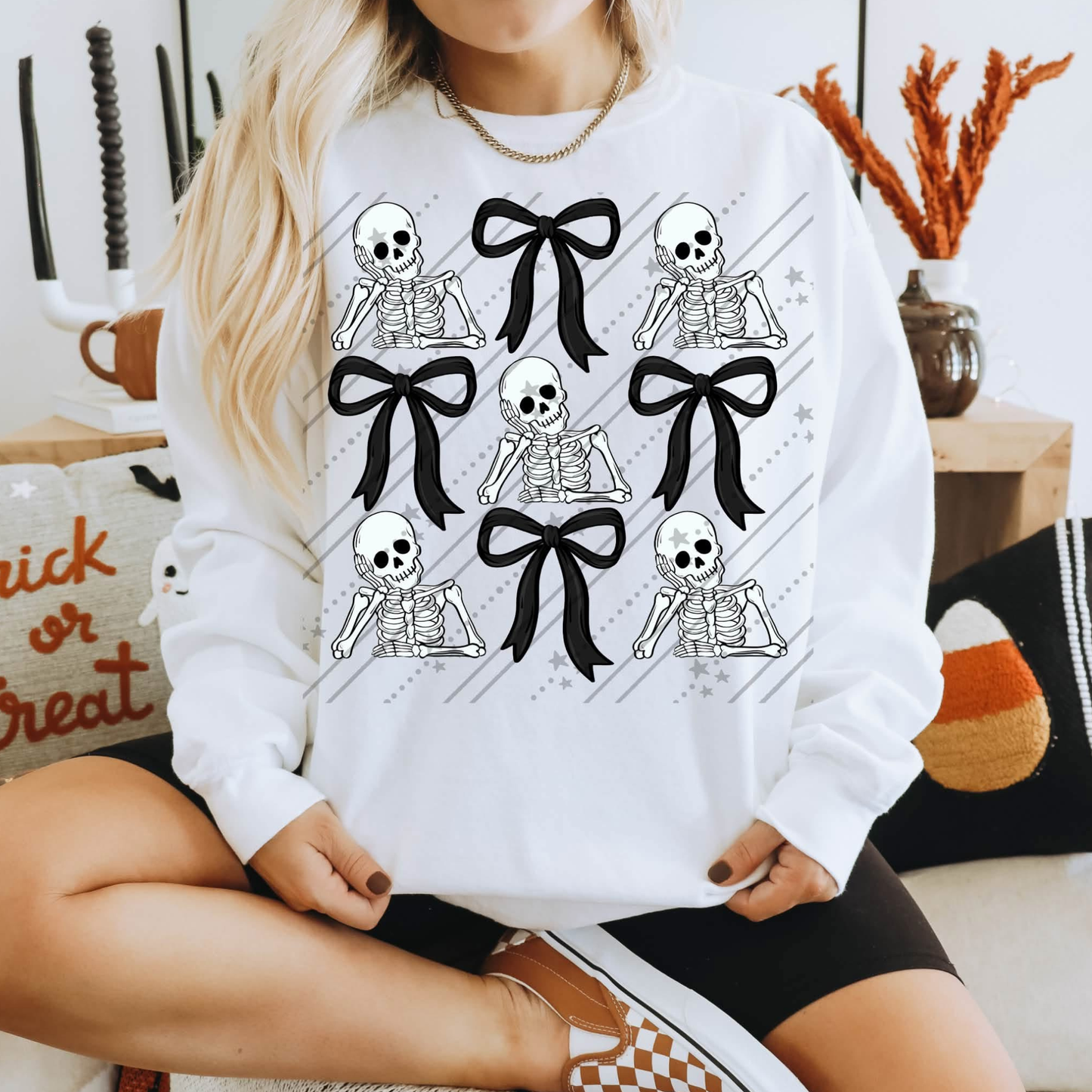 Skeletons & Bows DTF Shirt