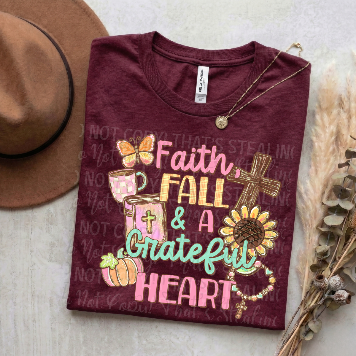 Faith Fall & A Grateful Heart Tee