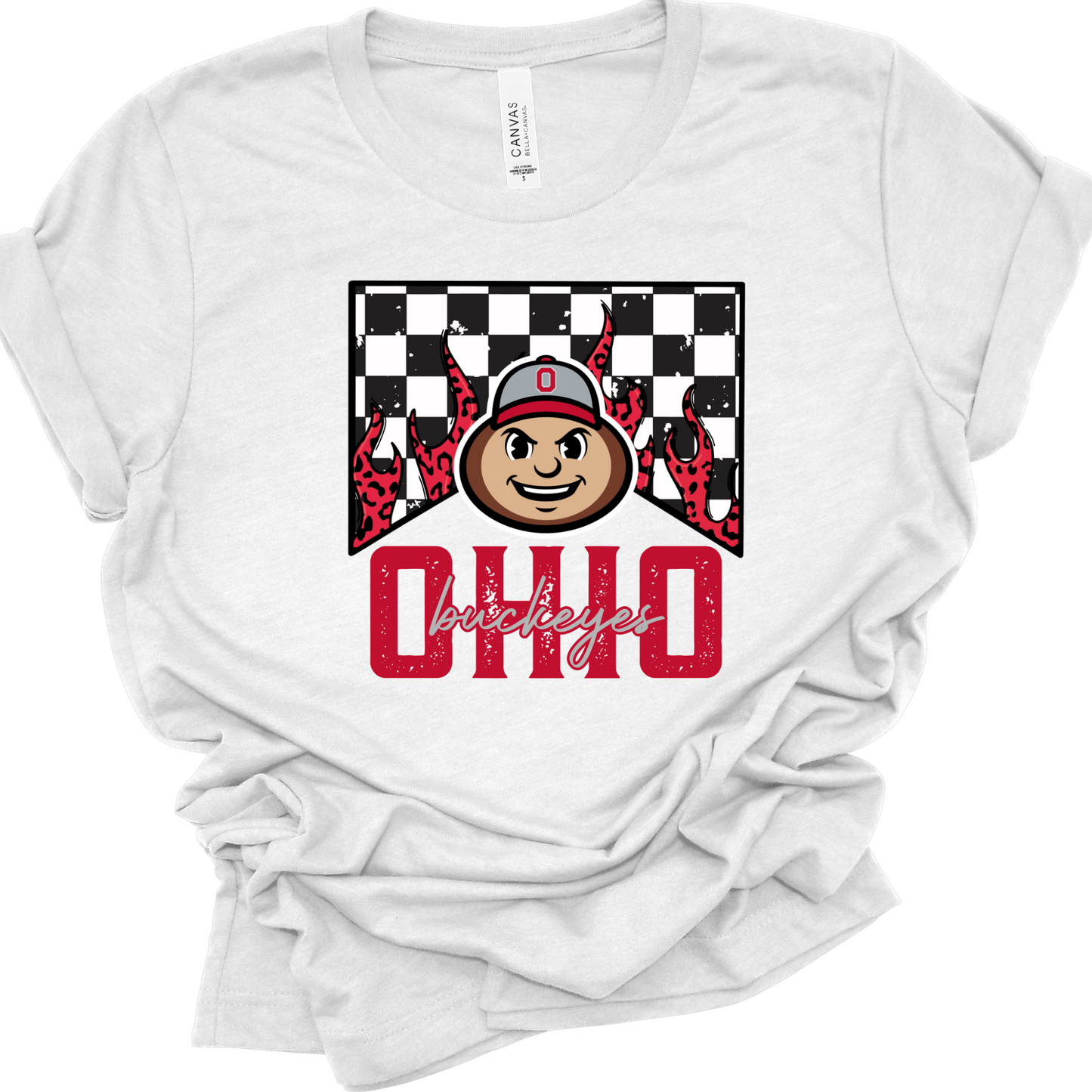 Checkered Buckeye Face