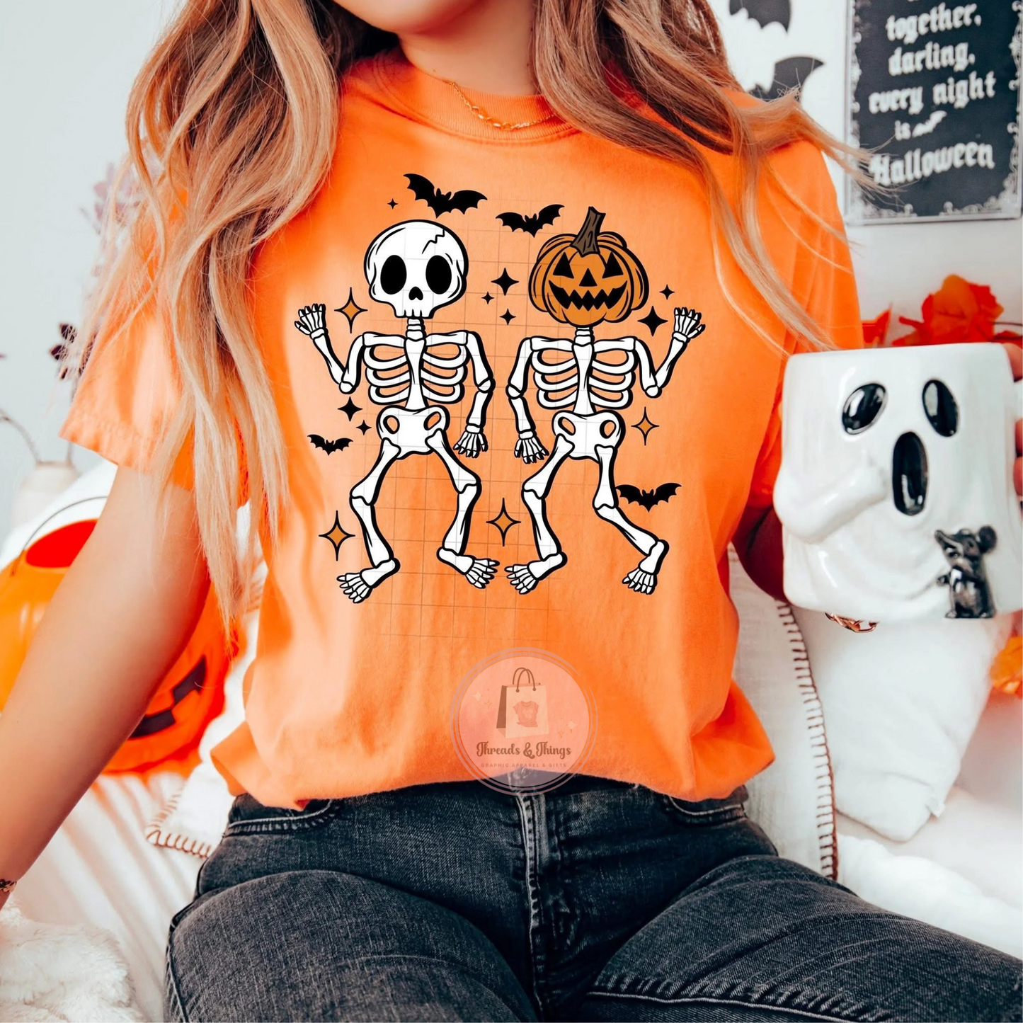 Dancing Skellies DTF T-Shirt