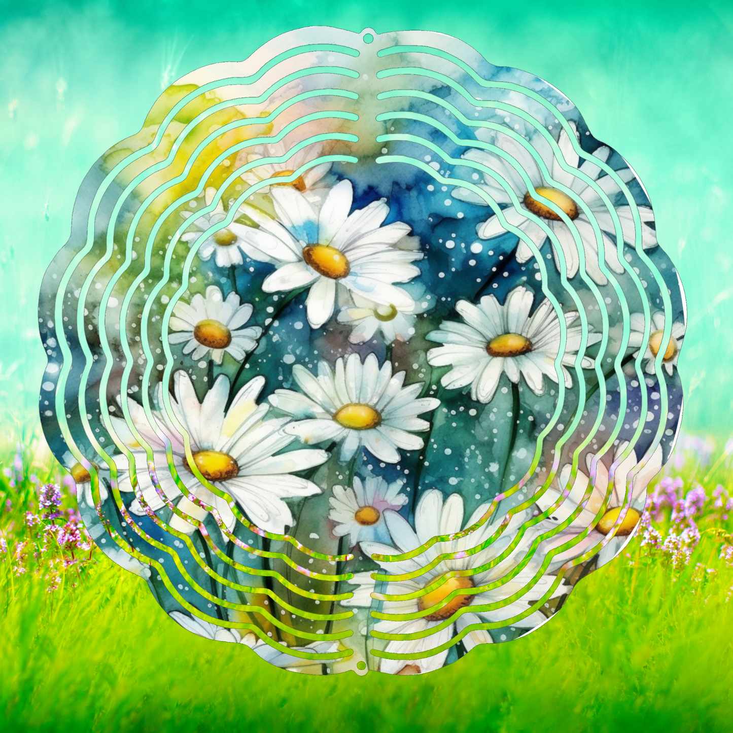 Field of Daisies Wind Spinner