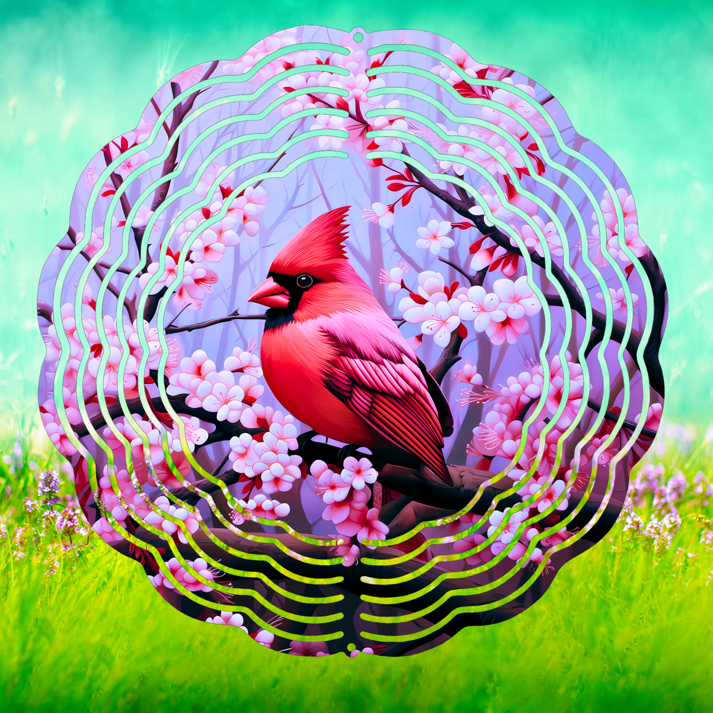 Cardinal Wind Spinner