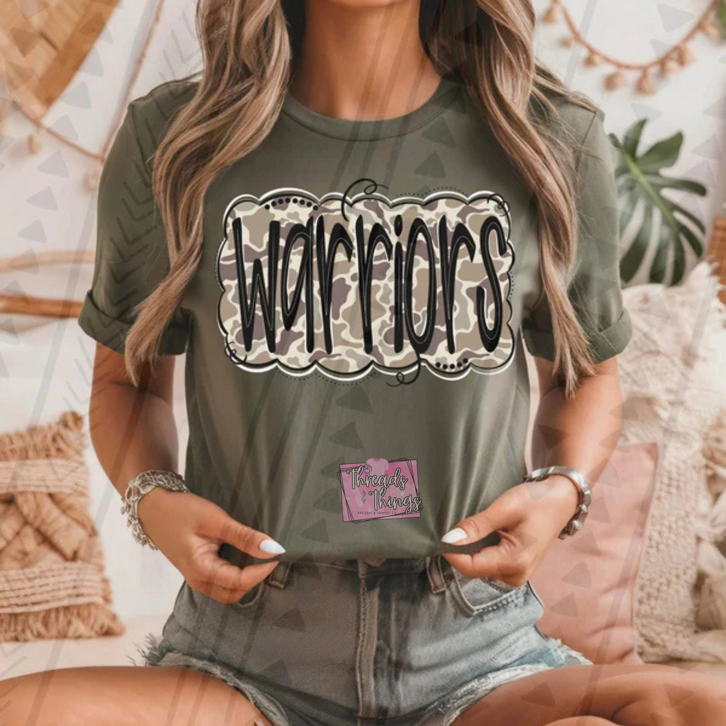 Camo Mascots DTF T-Shirts