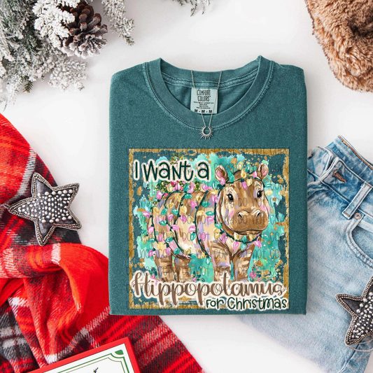 I Want A Hippo Tshirt