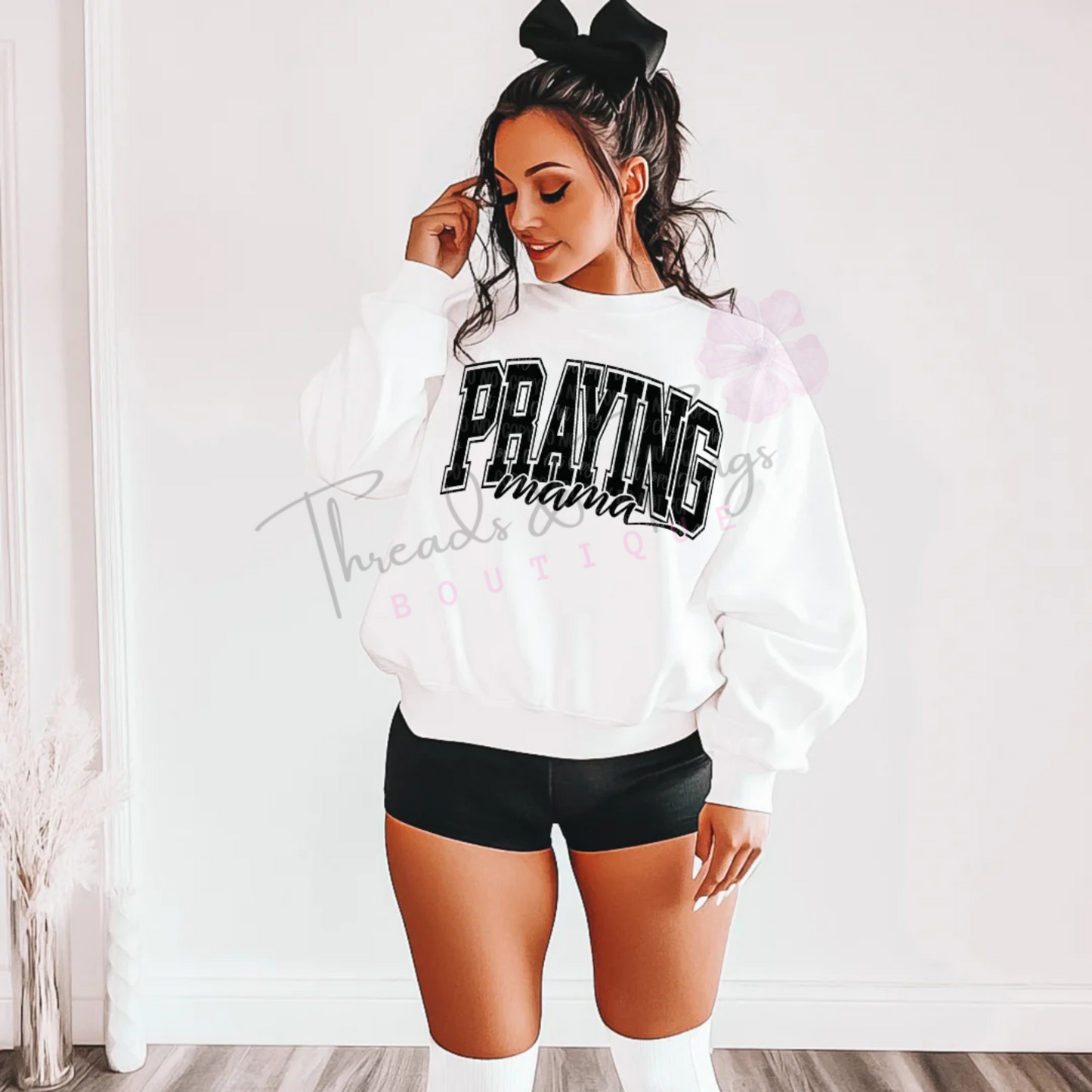 Praying Mama Crewneck