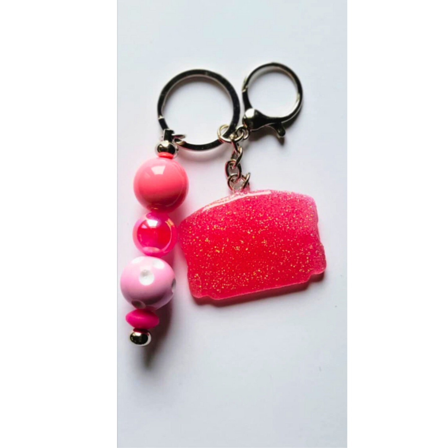 Bruh Beaded Key Chain