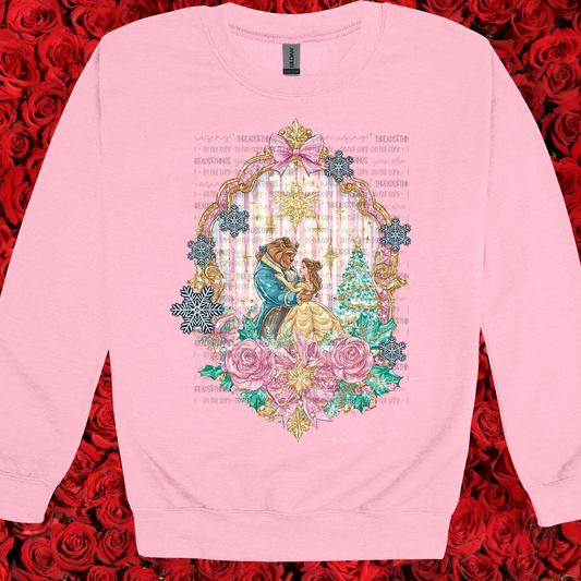 Christmas With the One You Love DTF Crewneck Sweatshirt