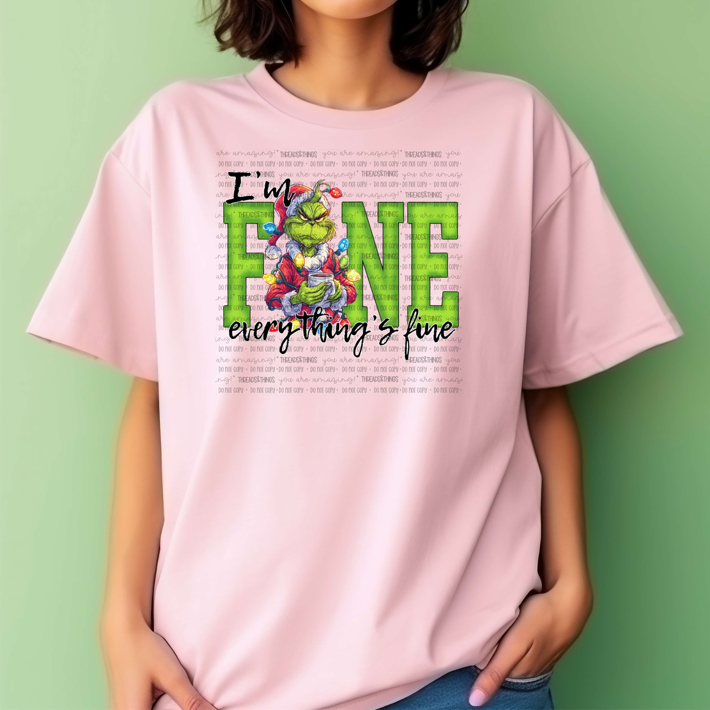 It's Fine T-shirt or Crewneck