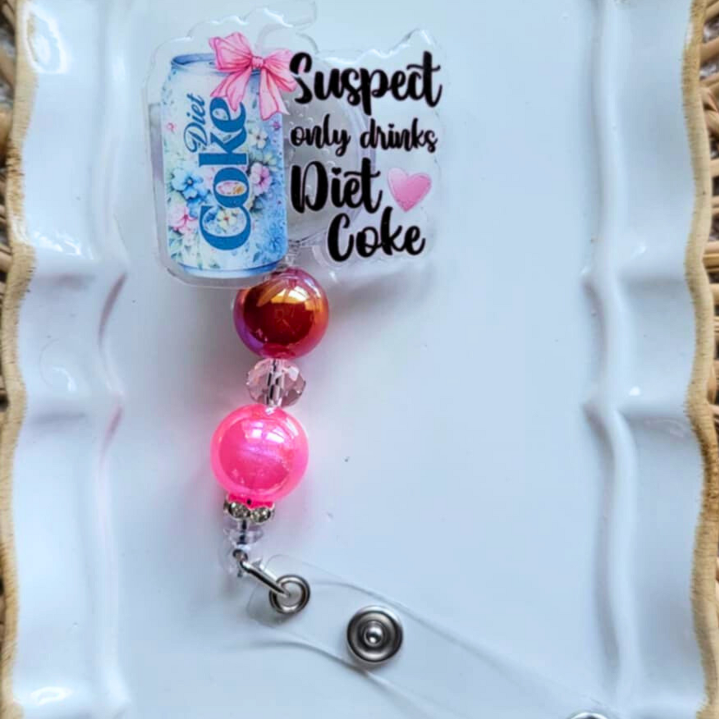 Retractable Beaded Badge Reels