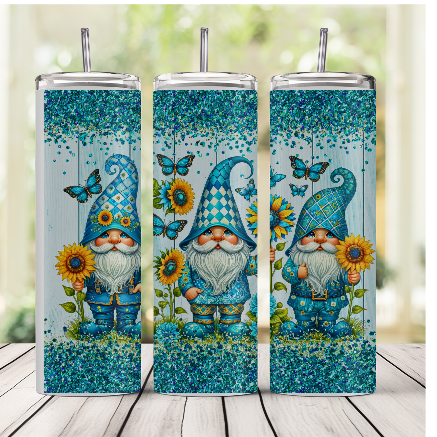 Glitter Gnome 20oz Tumbler