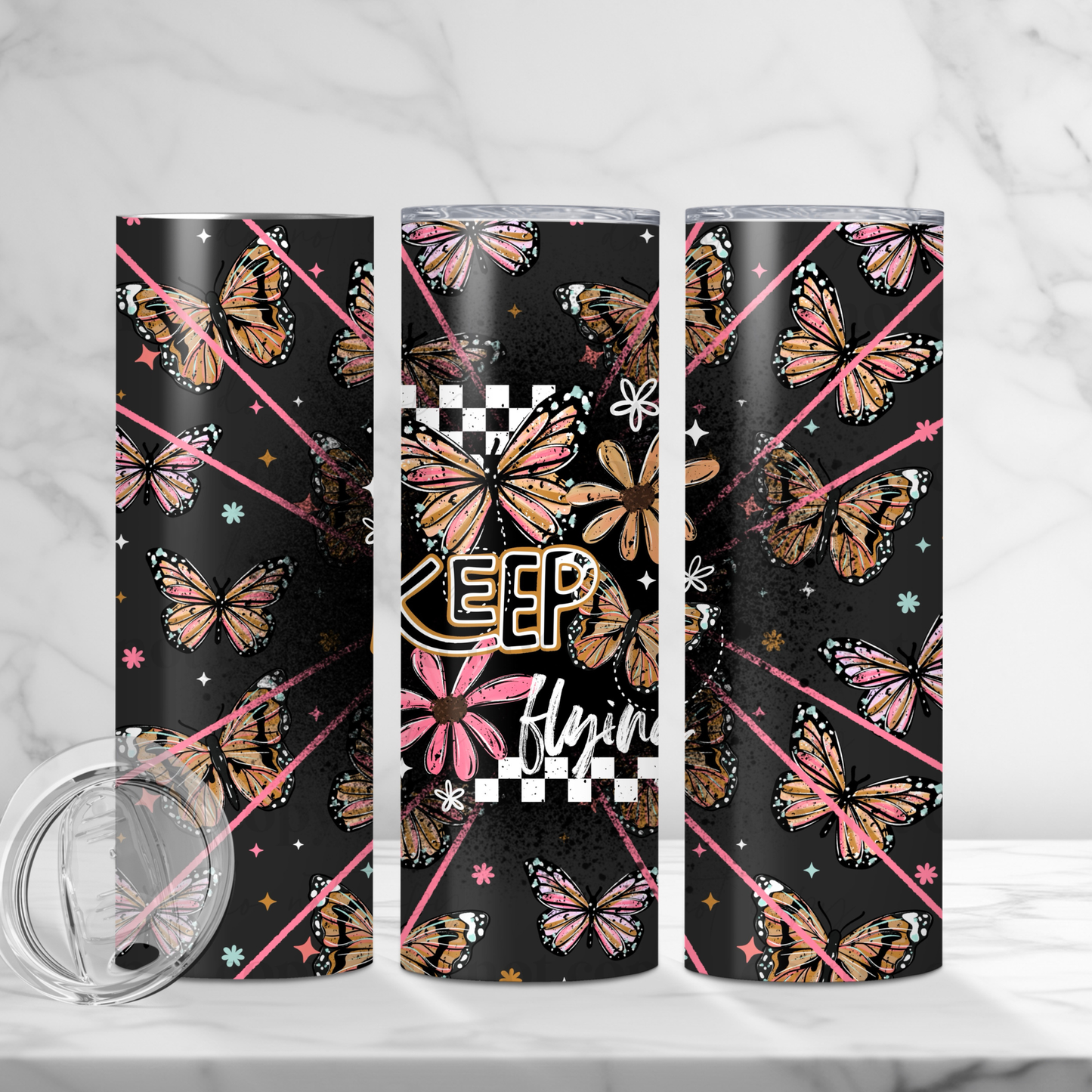 KEEP FLYING 20OZ SKINNY TUMBLER