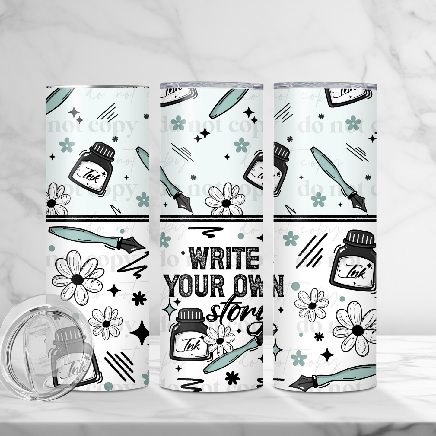 WRITE YOUR OWN STORY 20OZ SKINNY TUMBLER