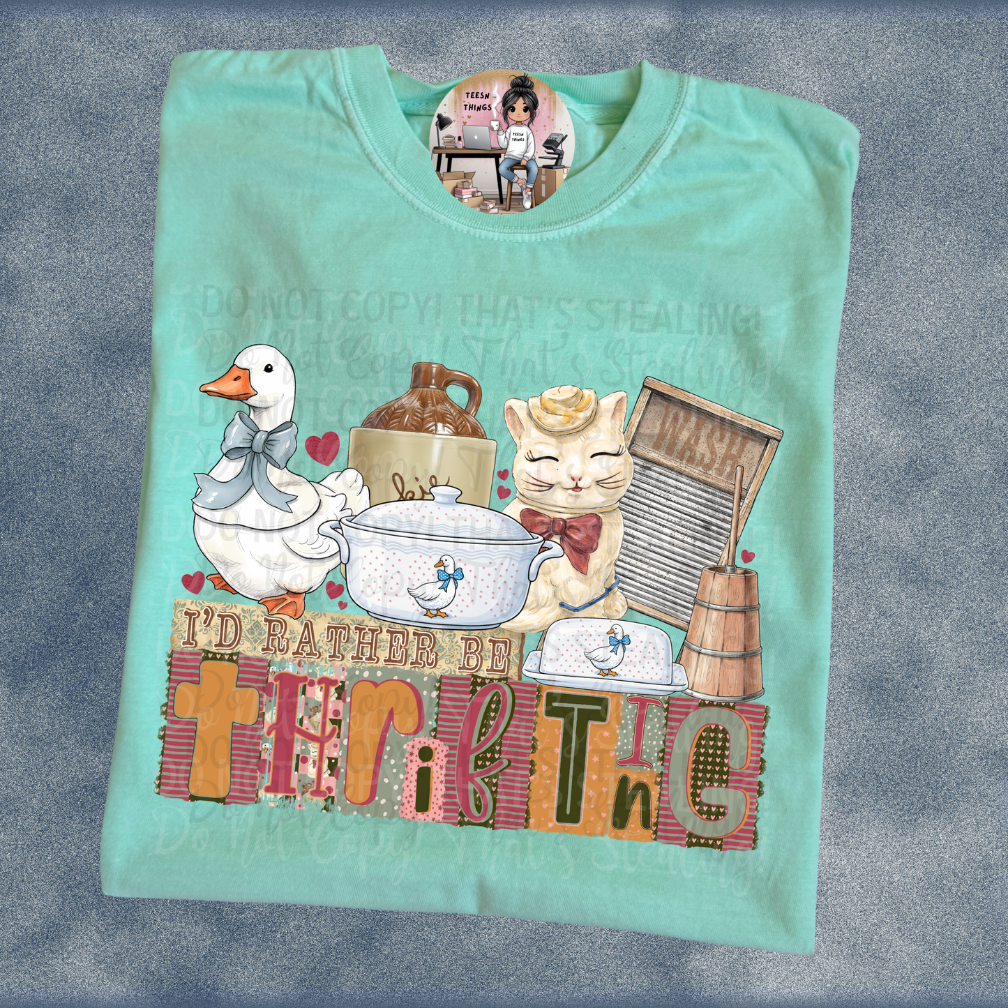 Rather Be Thrifting DTF Tshirt