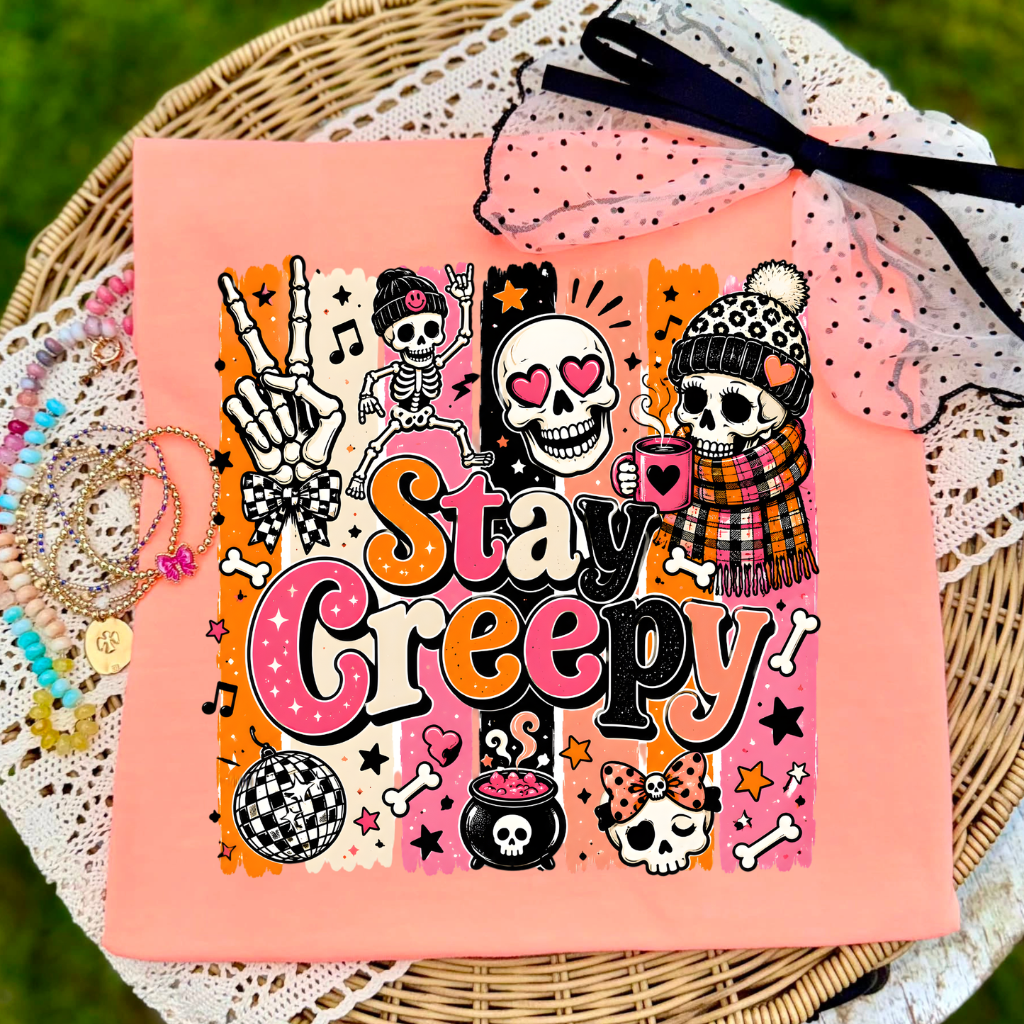 Stay Creepy DTF Tshirt