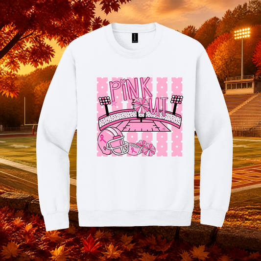 Pink Out Stadium Crewneck Sweatshirt