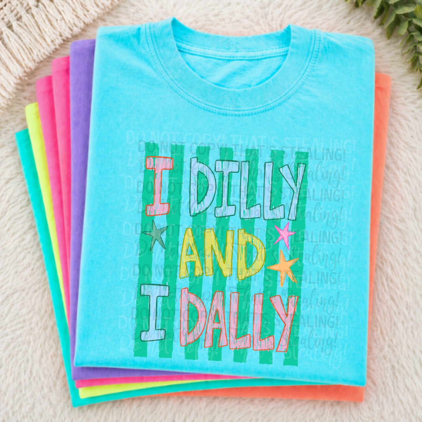 Dilly and Dally DTF Graphic Tshirt