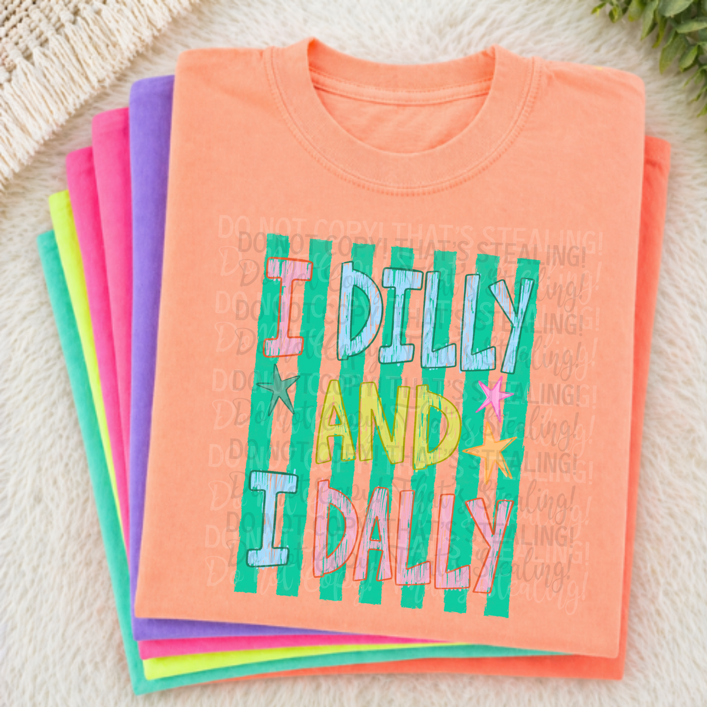 Dilly and Dally DTF Graphic Tshirt