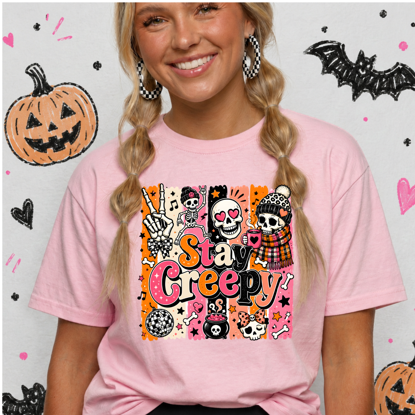 Stay Creepy DTF Tshirt