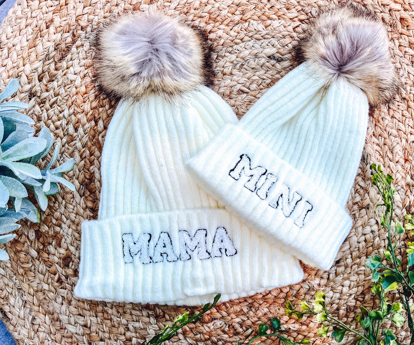 RTS: Mama and Mini Patch Beanies-