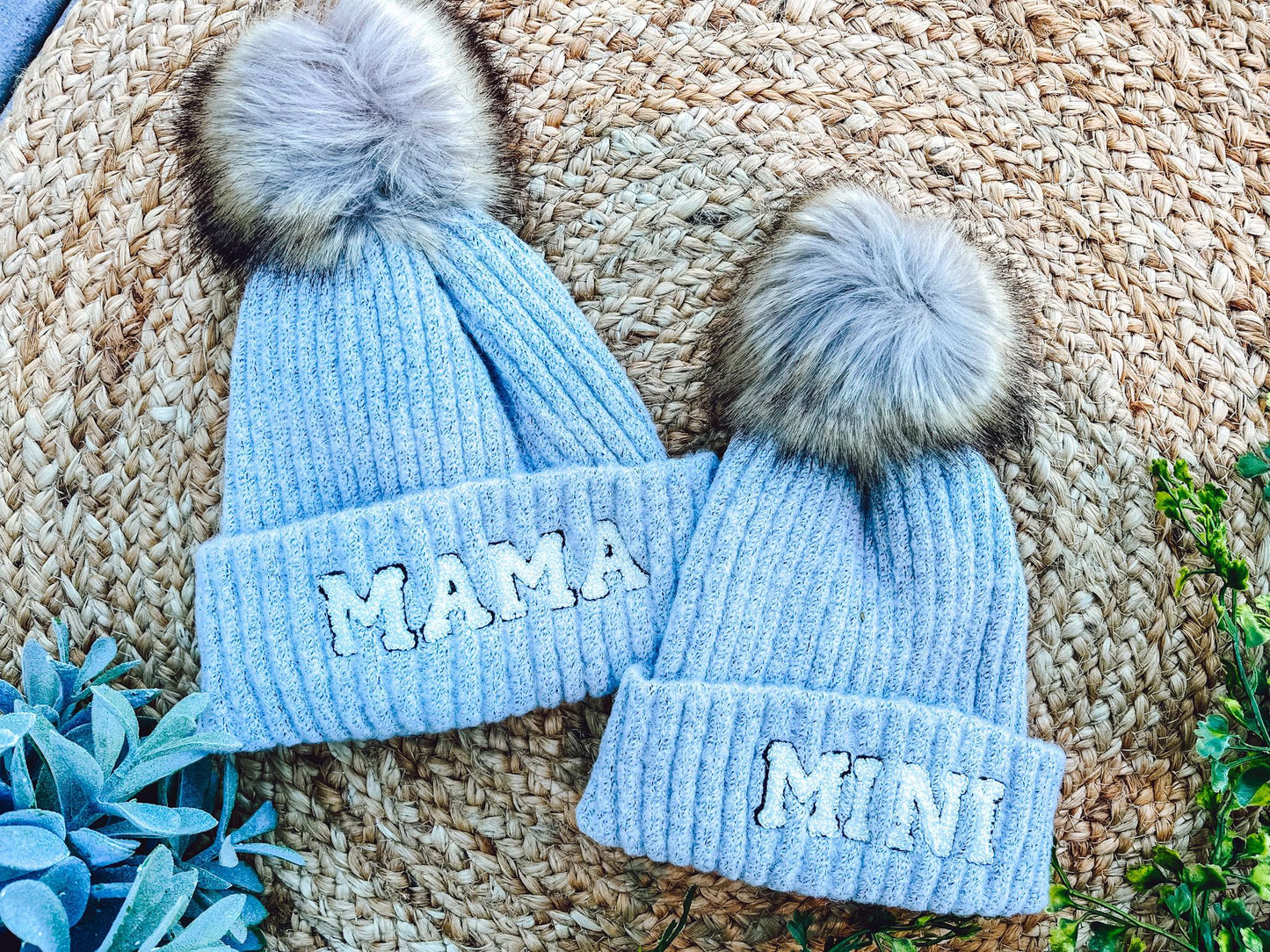 RTS: Mama and Mini Patch Beanies-
