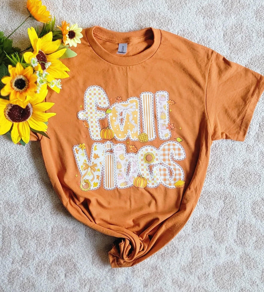 Fall Vibes DTF Tshirt