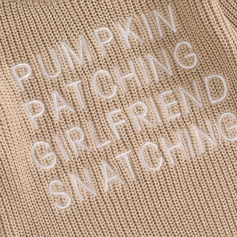 RTS: Pumpkin Patch Knit Onesie and Sweater