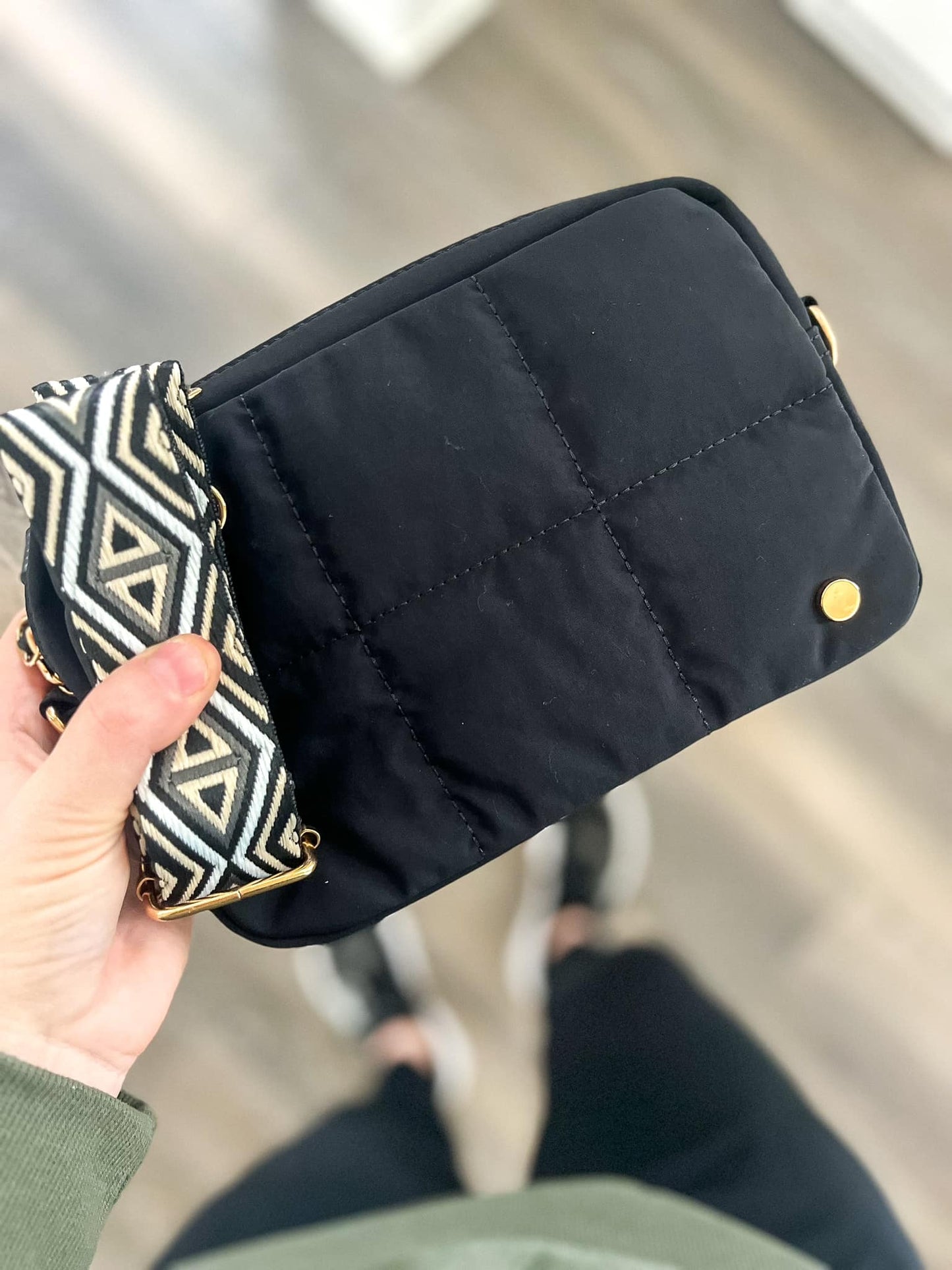rts: Tufted Crossbody-