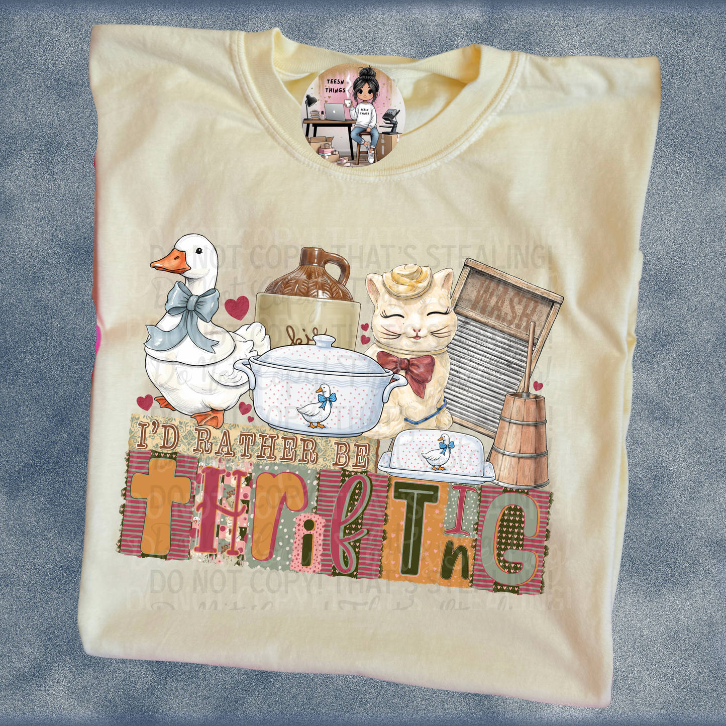 Rather Be Thrifting DTF Tshirt