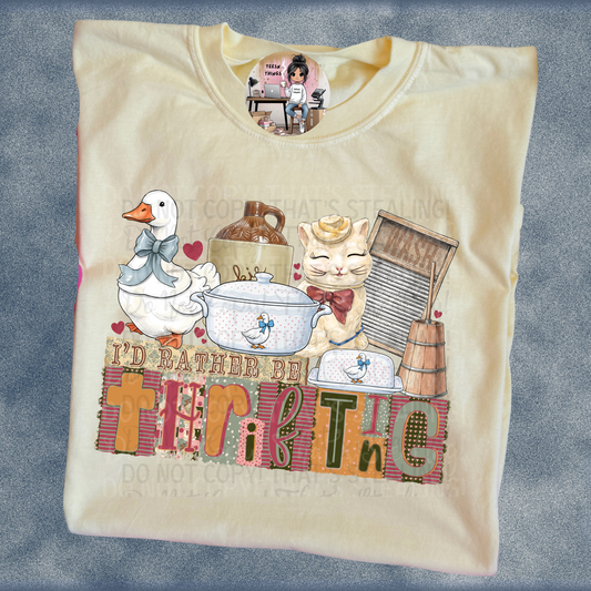 Rather Be Thrifting DTF Tshirt