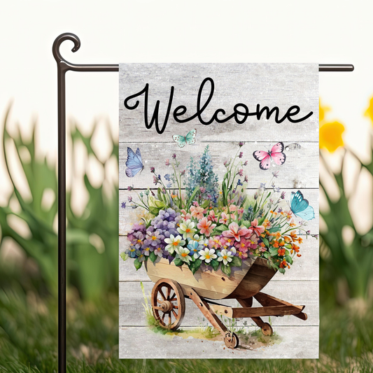 Welcome Garden Flag