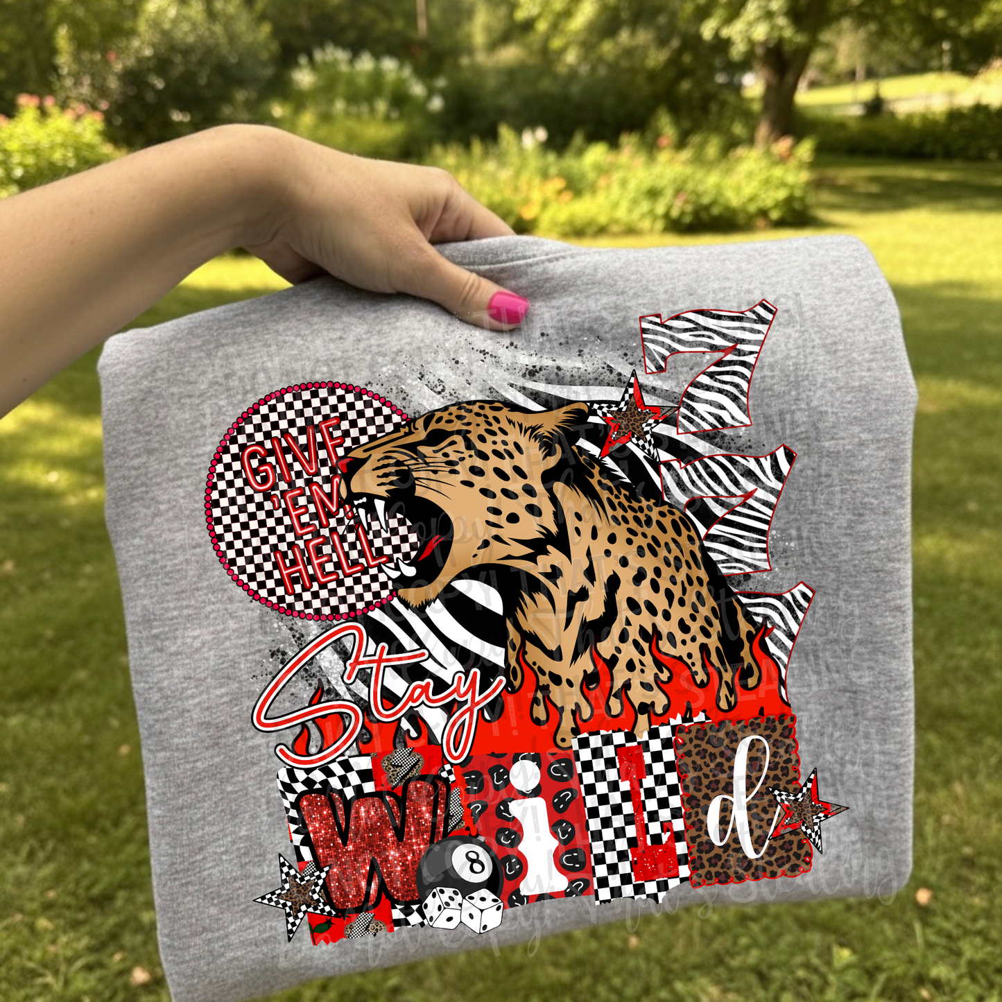 StayWild Give Em Hell  DTF Tshirts