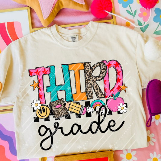 Third Grade DTF Tee