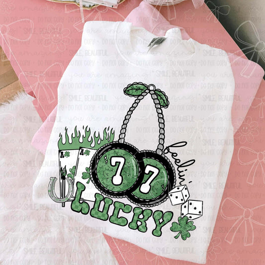 Feelin Lucky DTF Tshirt