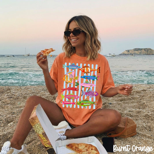 Fish Collage with Background