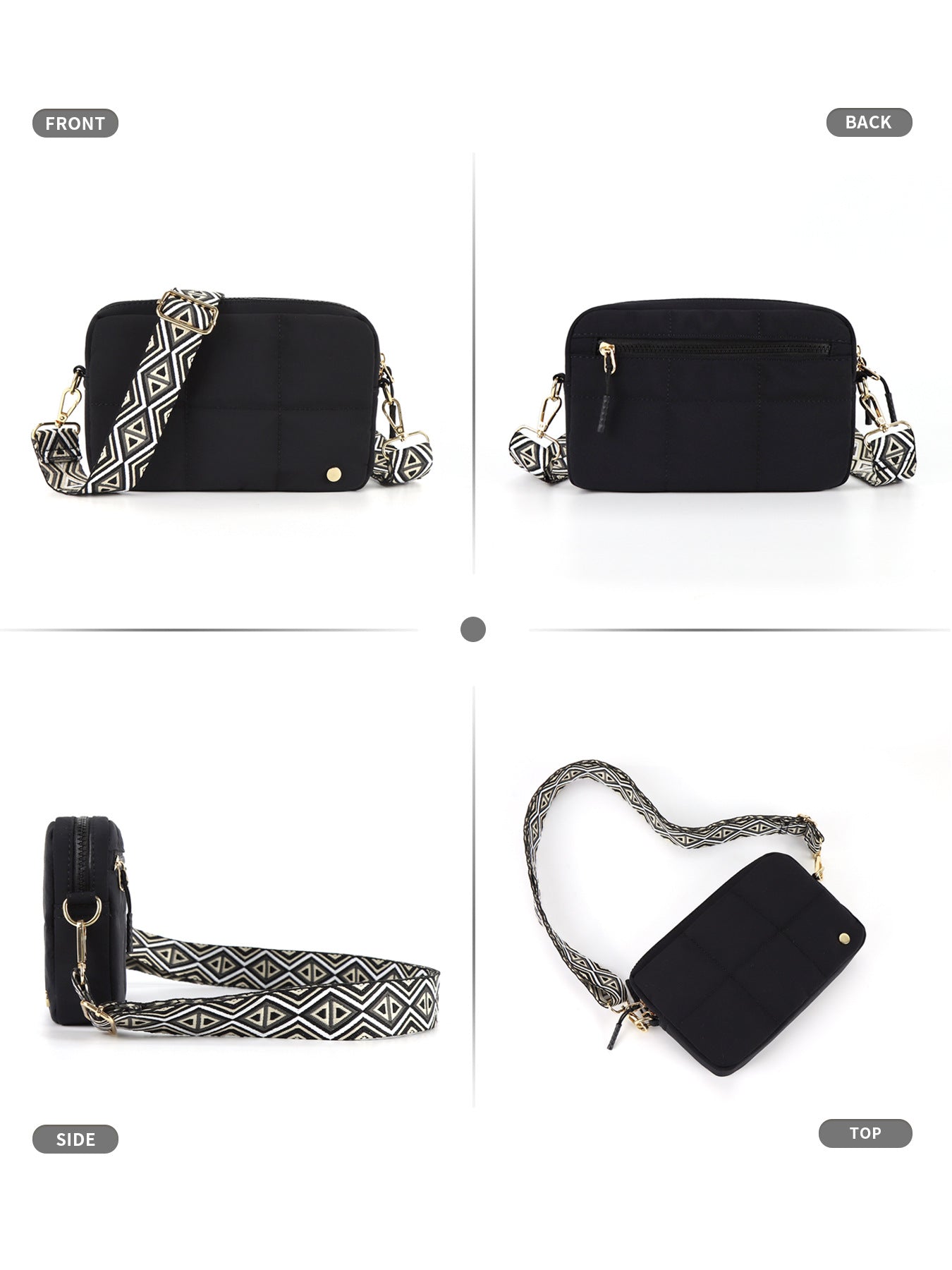 rts: Tufted Crossbody-