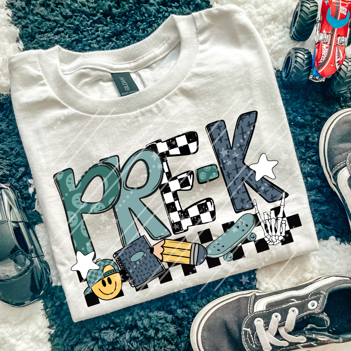 Pre-K DTF Tshirt- green